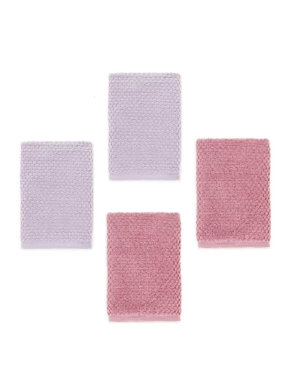 4 Wild Sage Savannah Quick Dry 90% Cotton 16"x28" HAND Towels = LAVENDER + MAUVE